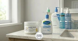Best affordable face cleanser under $20 for dry skin, showcasing a creamy, non-foaming formula for Canadian winters.