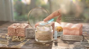 A 24-hour clock icon demonstrating deep hydration delivered by a rich moisturizer for dry skin.