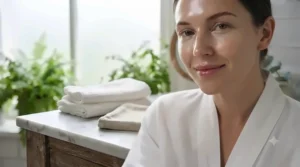 Glowing skin results from using double cleansing products daily.