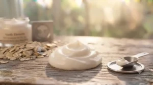 Recyclable packaging icon representing eco-conscious manufacturing for a popular Canadian rich moisturizer for dry skin.