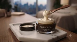 Creamy texture of hydrating best night cream.