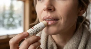 A nourishing SPF lip balm formulated to soothe and moisturize dry, chapped lips in Canada’s climate