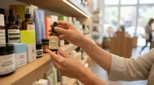 Shopping for an affordable acne face wash Canada option on a local pharmacy aisle shelf.